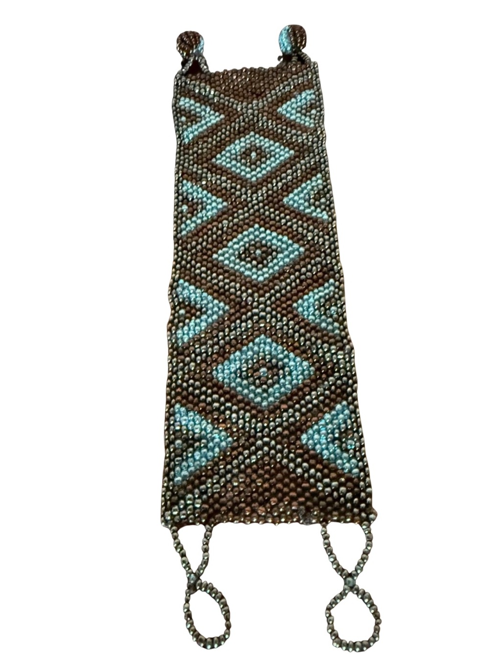Blue Beaded Bracelet